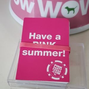 Victoria's Secret PINK Dog Vintage playing cards